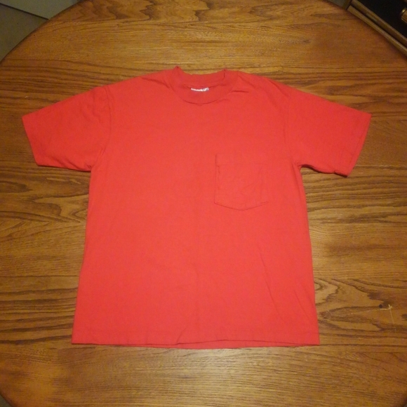 Hanes Tops Vintage Single Stitch Pocket Tee Shirt Made In Usa Small